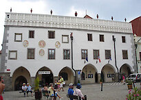 Rathaus in Krummau, CZ